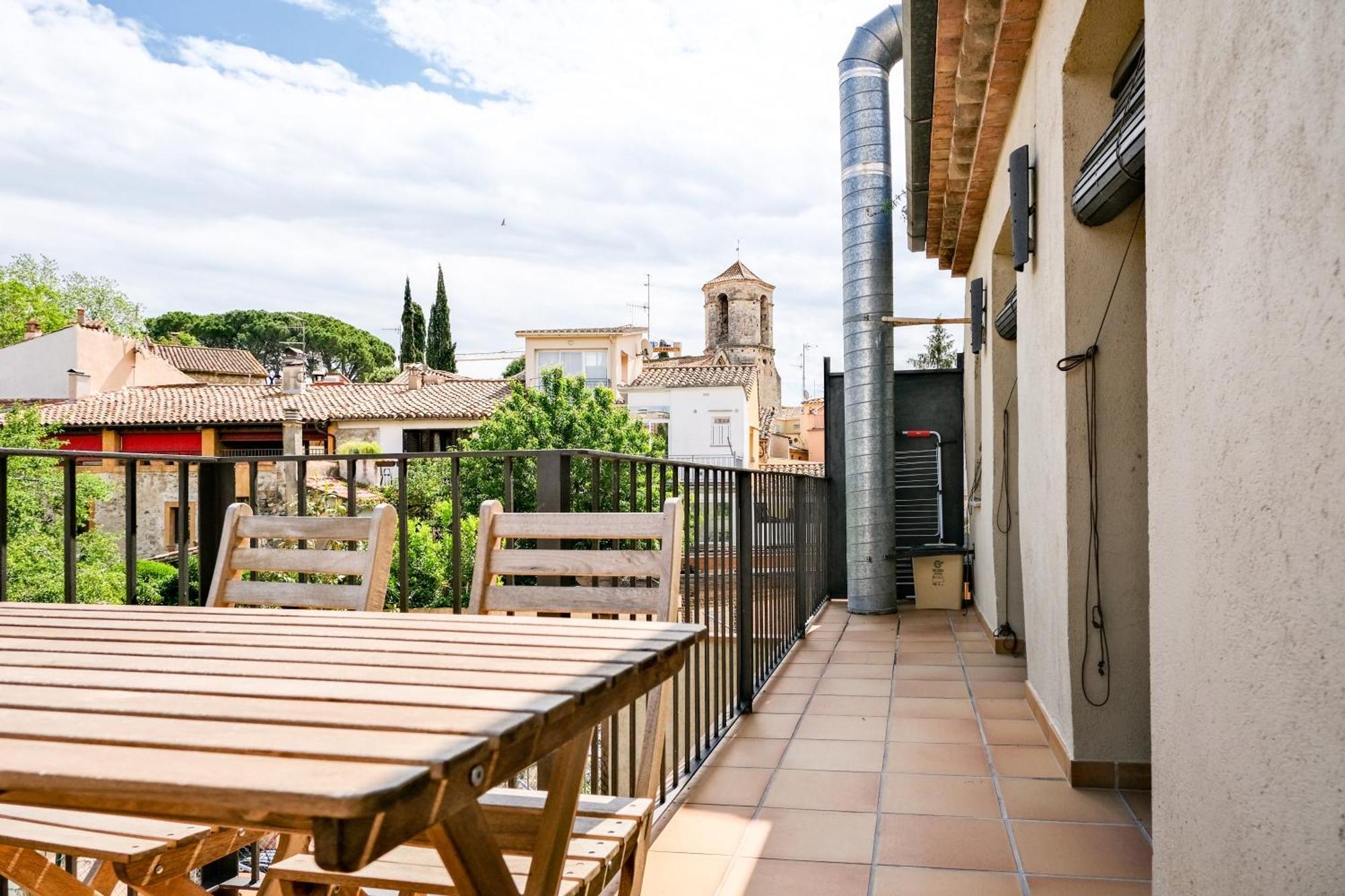 Ca Leudald 3 Apartamento En Besalu Con Terraza Exterior foto